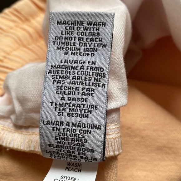 Celebrity Pink Denim Shorts Womens XXL raw hem High rise Peach Beach Loungewear - Picture 6 of 7